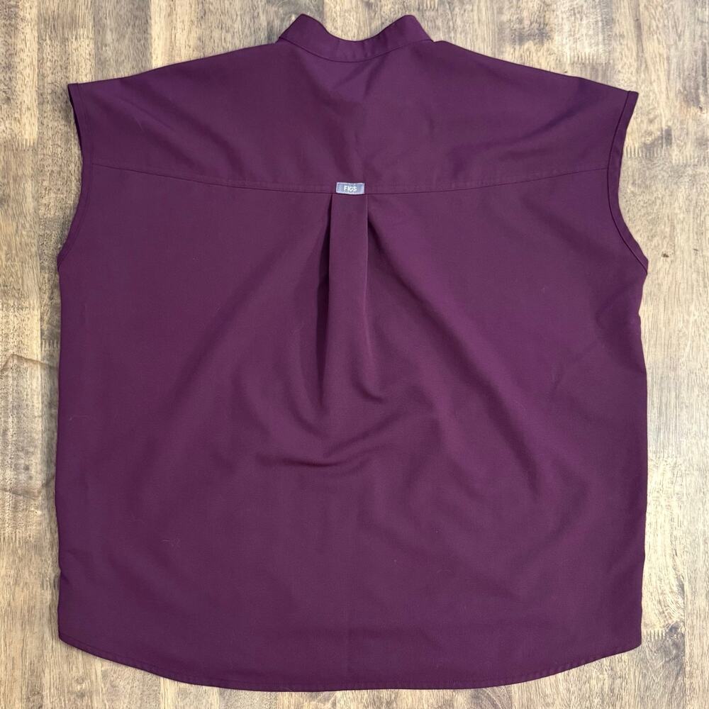 FIGS Rafaela Oversized Scrub Top Short Sleeve Medical Purple Women’s Medium - Picture 8 of 8